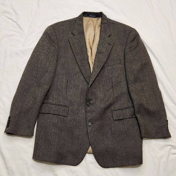 Chaps Ralph Lauren Mens Vintage Blaze 46T‎ Pure Wool 2 Button Sport Coat Canada - Picture 3 of 11